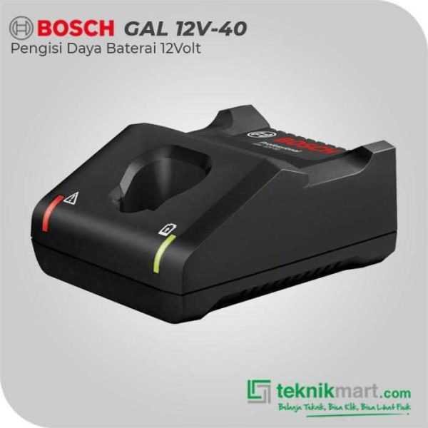 BOSCH GAL 12V-40 SOLO CHARGER 12V 4A FOR BATTERY 12 V LI-ION