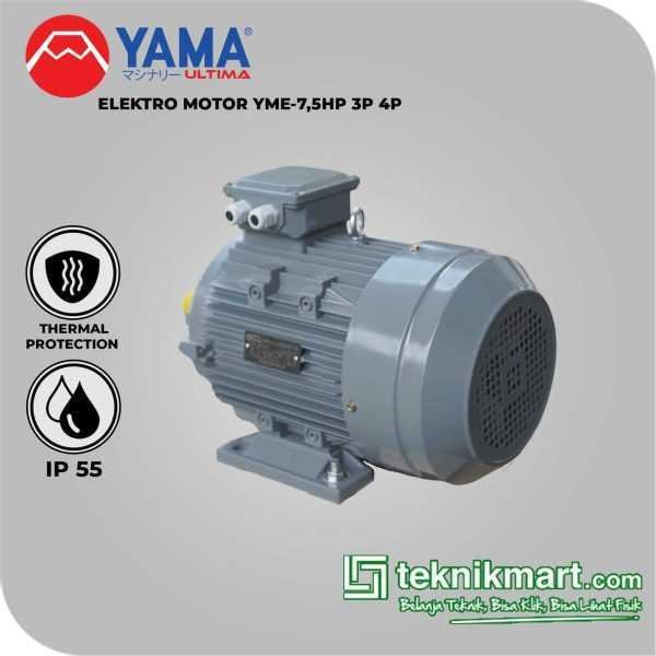 YAMA ELECTRO MOTOR 7,5HP 3P 4P (5,5KW) C/W THERMAL PROTECTOR