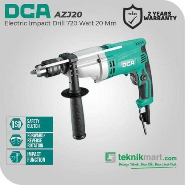 DCA AZJ20 IMPACT DRILL WITH VARIABLE SPEED 720WATT 20MM