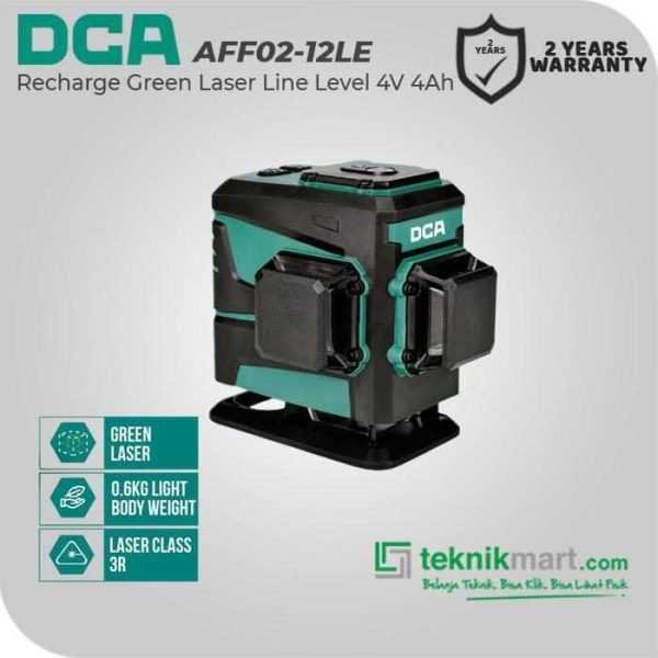 DCA AFF02-12LE RECHARGE GREEN LASER LEVEL 4VOLT 10 M