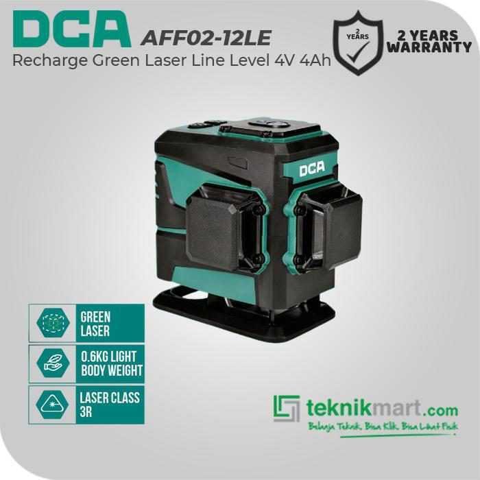 DCA AFF02-12LE RECHARGE GREEN LASER LEVEL 4VOLT 10 M