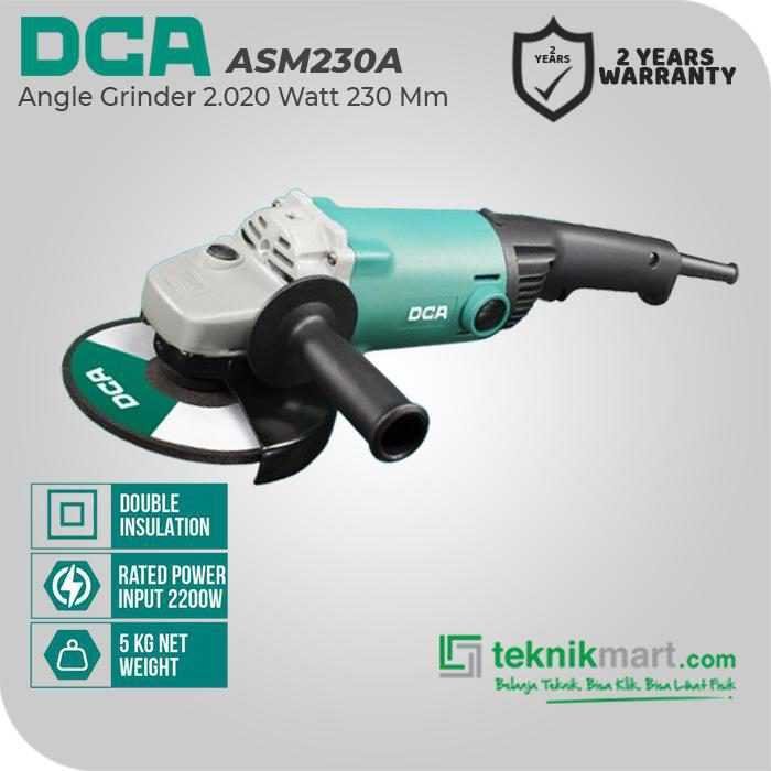 DCA ASM230A LARGER ANGLE GRINDER 2020WATT 230MM