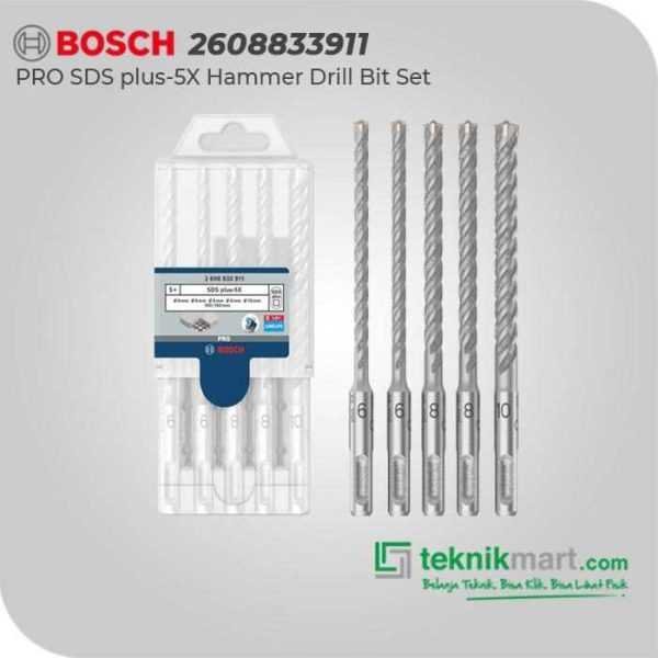 BOSCH SDS PLUS-5X HAMMER BITS 5PCS 6/6/8/8/10MM X 160MM