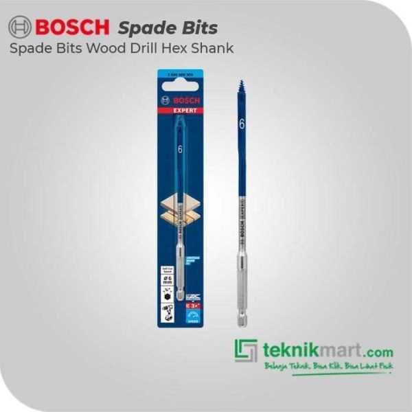 BOSCH SPADE BITS (SELF CUT SPEED) WOOD DRILL BITS 6X152MM HEX SHANK