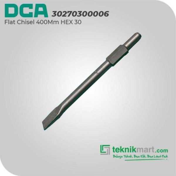 DCA 30270300006 FLAT CHISEL HEXAGON 30X400 MM