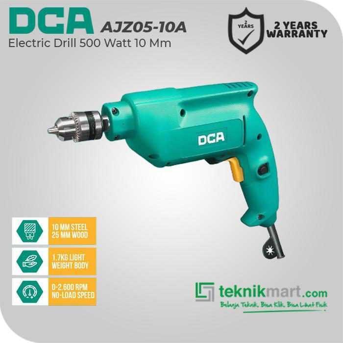 DCA AJZ05-10A ELECTRIC DRILL 500WATT 10MM