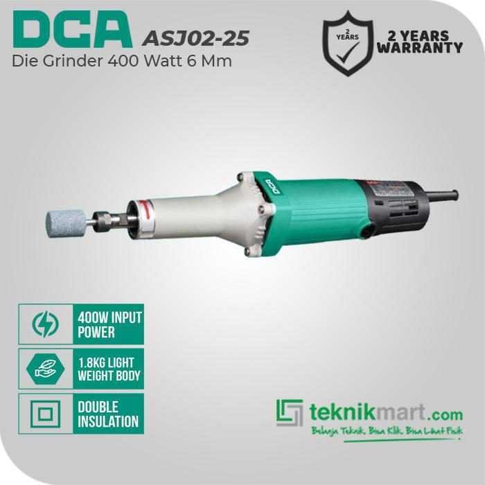 DCA ASJ02-25 DIE GRINDER 400WATT 6MM