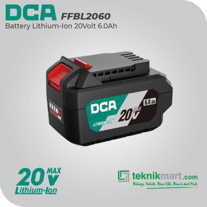 DCA FFBL2060 LITHIUM BATTERY 20VOLT 6.0AH (30230200023)