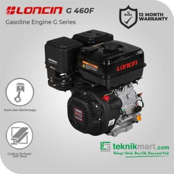 LONCIN G 460 F BLACK EDITION RECOIL GASOLINE ENGINE 459CC 16HP