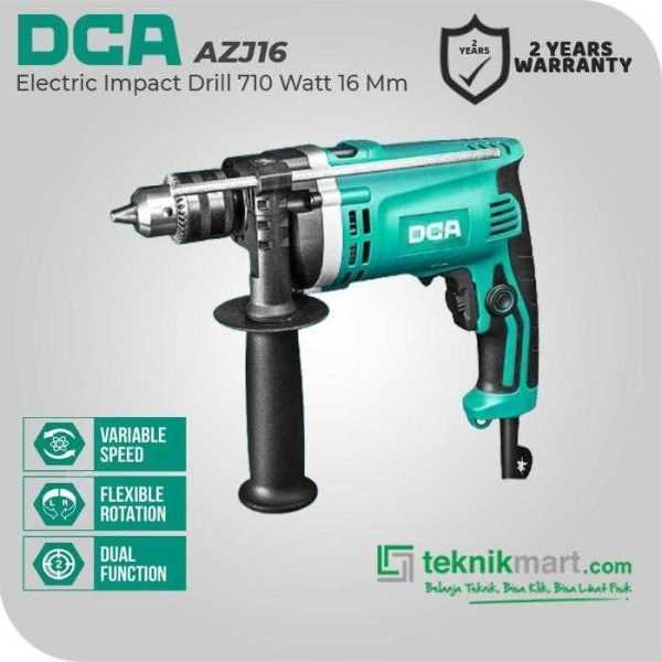DCA AZJ16 IMPACT DRILL 710WATT 16MM VARIABLE SPEED
