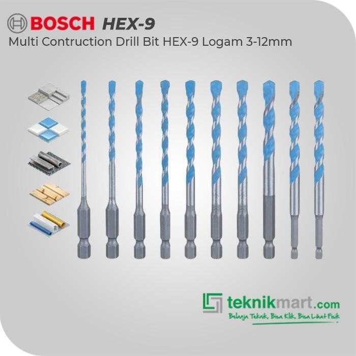 BOSCH HEX-9 MULTI CONSTRUCTION DRIL BIT 12X90MX150MM - (SHANK HEXAGON)