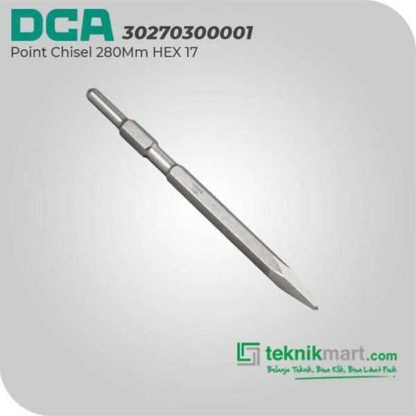 DCA 30270300001 POINT CHISEL HEX 17X280 MM