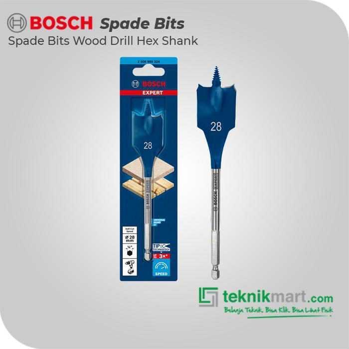 BOSCH SPADE BITS (SELF CUT SPEED) WOOD DRILL BITS 28X152MM HEX SHANK