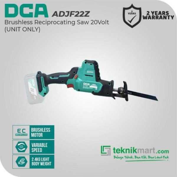 DCA ADJF22Z BRUSHLESS RECIPROCATING SAW 20VOLT (UNIT ONLY)