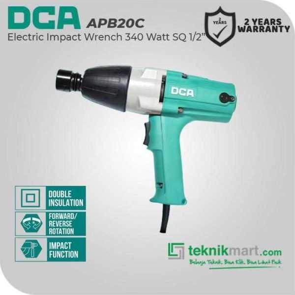 DCA APB20C ELECTRIC IMPACT WRENCH 340WATT M12-M20