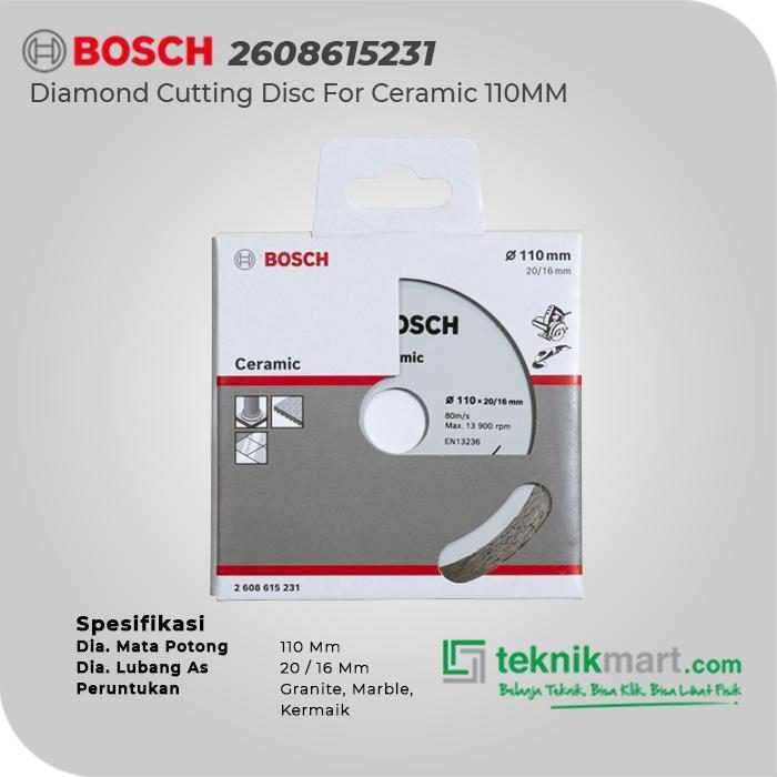 BOSCH DIAMOND CUTTING DISC FOR CERAMIC 110X16/20 MM - Image 2