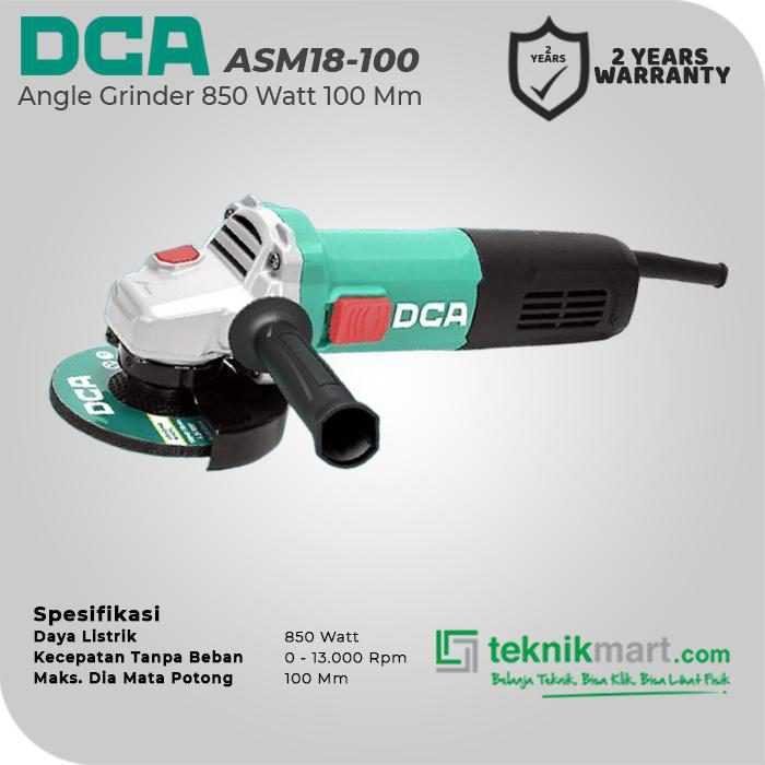 DCA ASM18-100 ANGLE GRINDER 850WATT 100MM - Image 2
