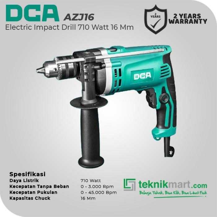 DCA AZJ16 IMPACT DRILL 710WATT 16MM VARIABLE SPEED - Image 2