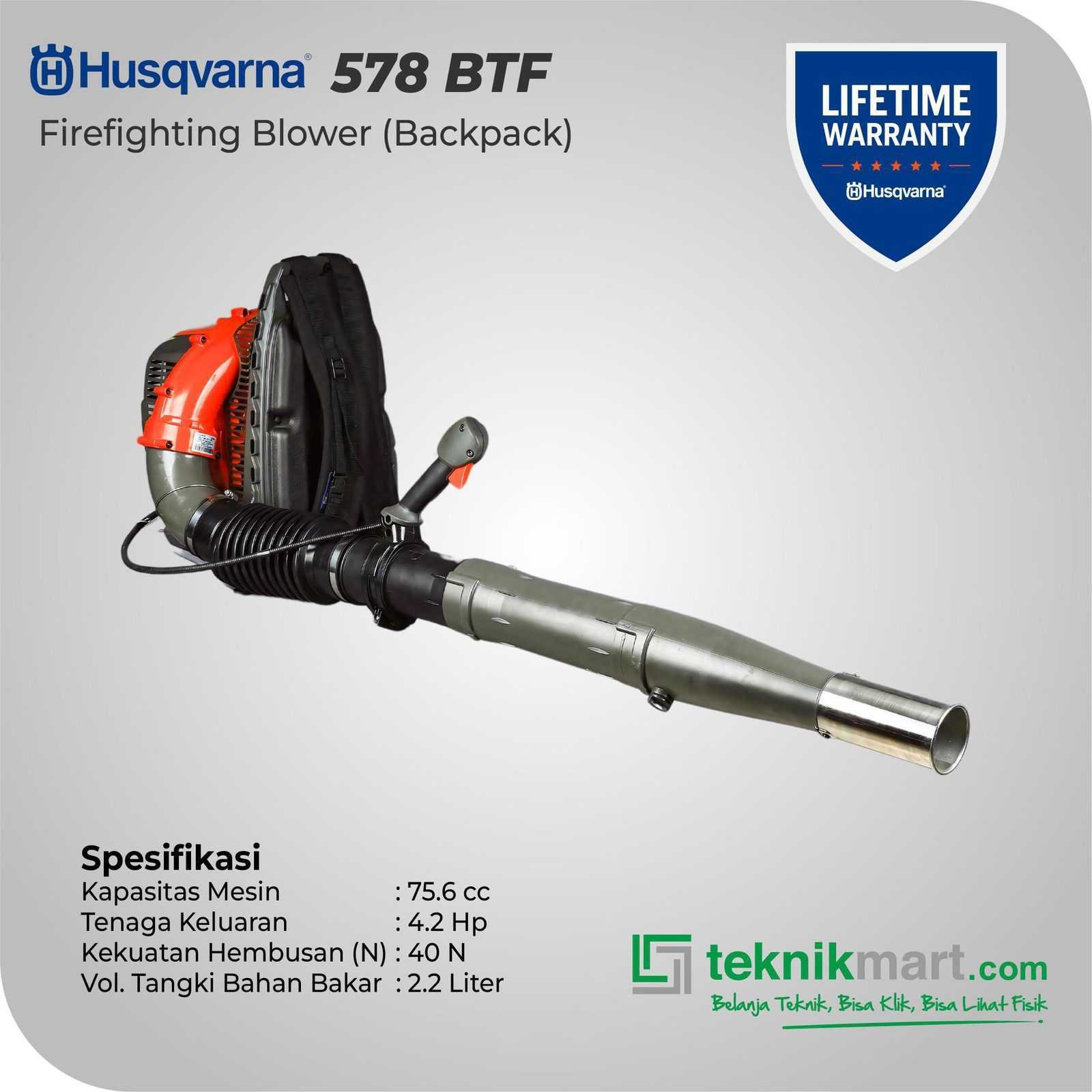HUSQVARNA 578BTF FIREFIGHTING BLOWER BACKPACK - Image 3