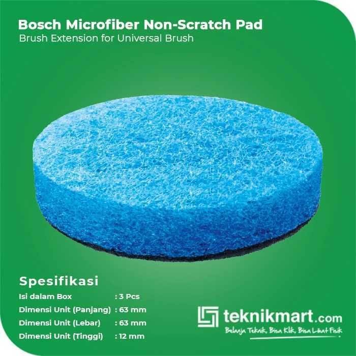 BOSCH MICROFIBER NON-SCRATCH PAD X3 FOR UNI-BRUSH - Image 2