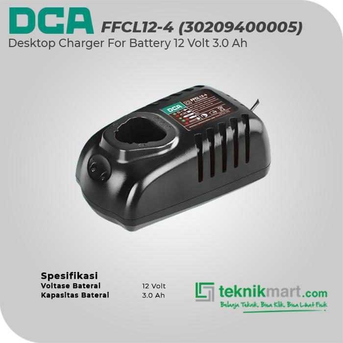 DCA FFCL12-4 DESKTOP BATTERY CHARGER 12VOLT 3.0A (30209400005) - Image 2