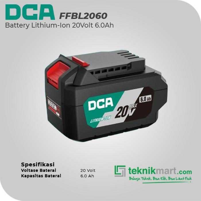 DCA FFBL2060 LITHIUM BATTERY 20VOLT 6.0AH (30230200023) - Image 2