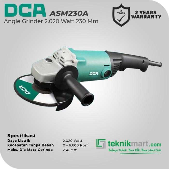 DCA ASM230A LARGER ANGLE GRINDER 2020WATT 230MM - Image 2