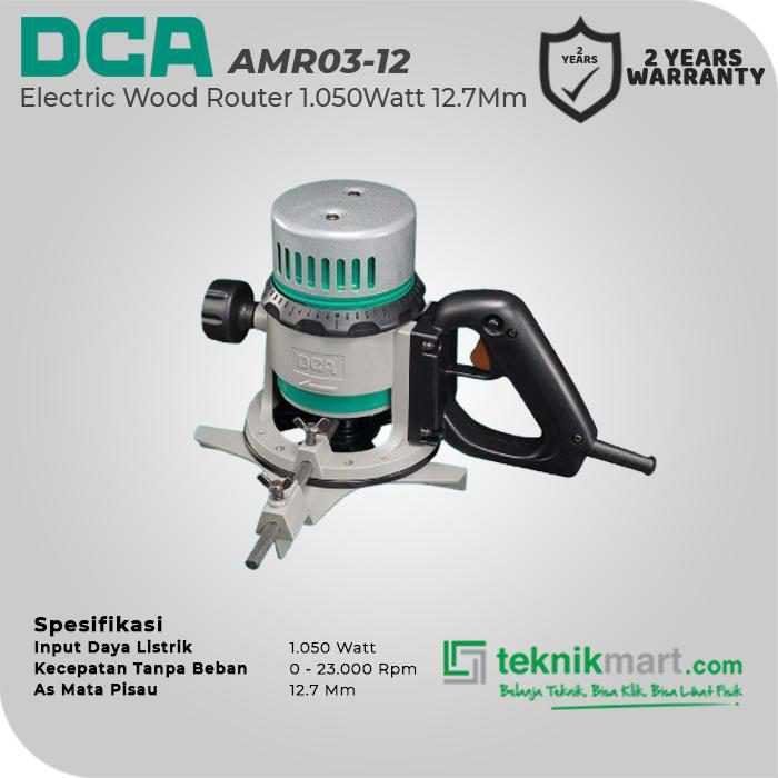 DCA AMR03-12 WOOD ROUTER 1.050WATT 13 MM - Image 2
