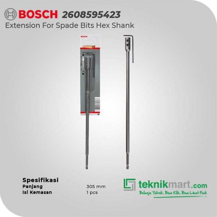 BOSCH EXTENSION FOR SPADE BITS (SELF CUT SPEED) 305MM 1/4" HEX SHANK - Image 2