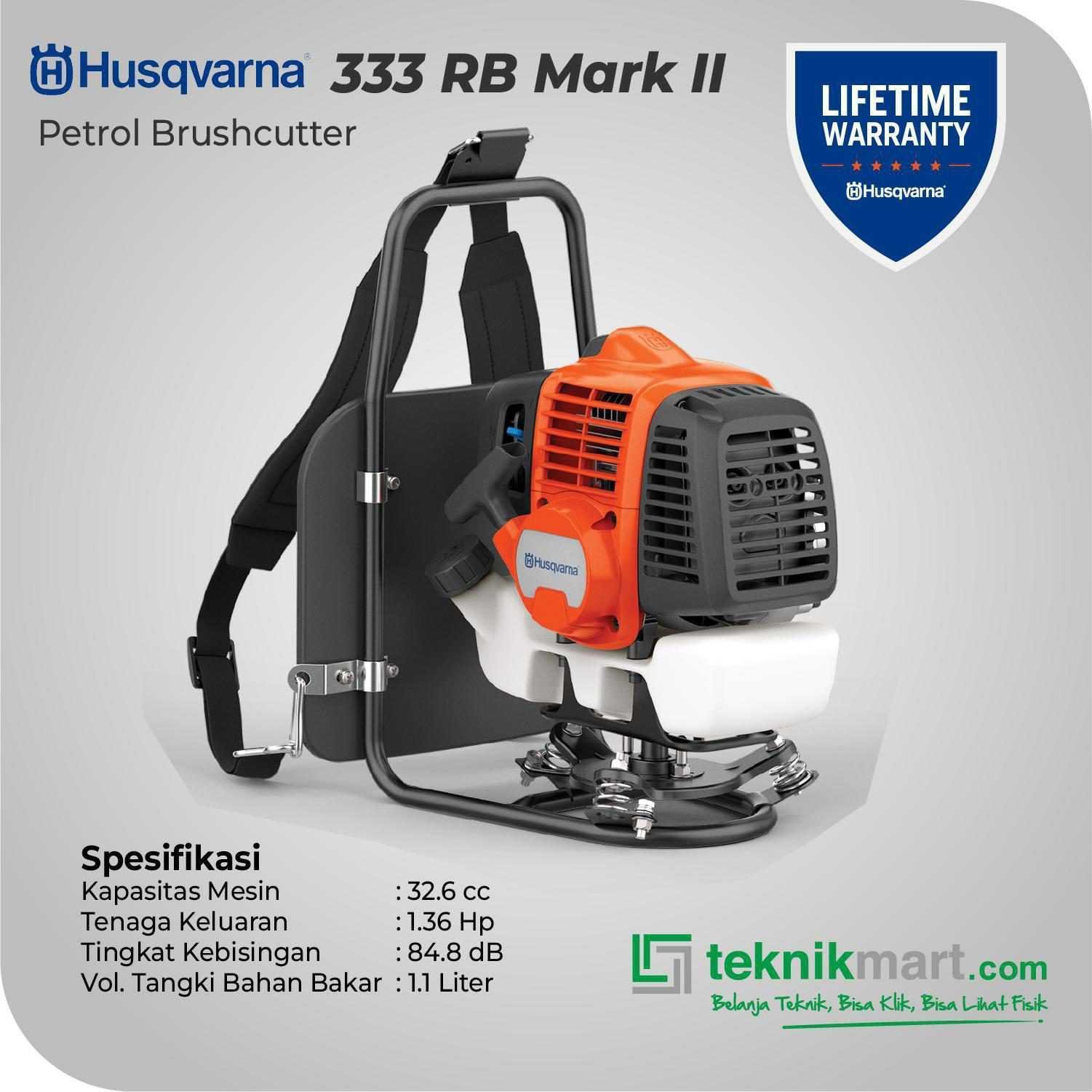 HUSQVARNA 333 MARK II BRUSH CUTTER 2 STROKE FLEXIBLE SHAFT - Image 3