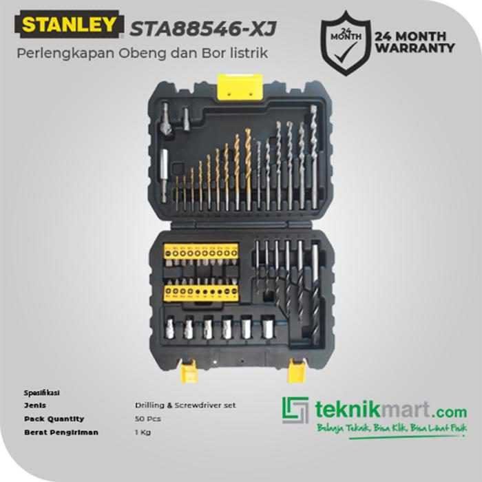 STANLEY STA88546 DRILLING & SCREWDRIVING SET 50PCS - Image 2