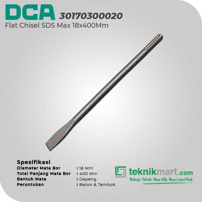 DCA 30170300020 SDS MAX FLAT CHISEL 18x400 MM - Image 2