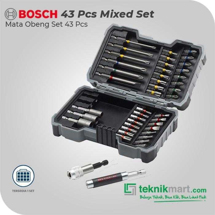 BOSCH 43 PIECES SCREWDRIVER BITS SET