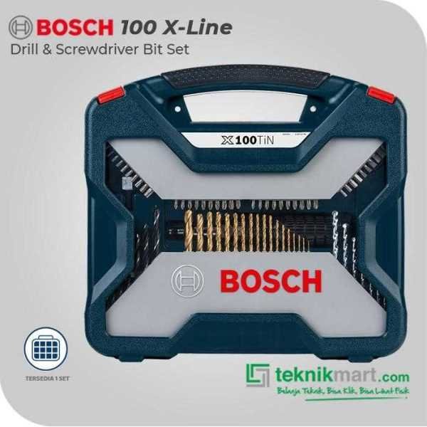BOSCH 100 X-LINE DRILL & SCREWDRIVER BIT MIXED SET