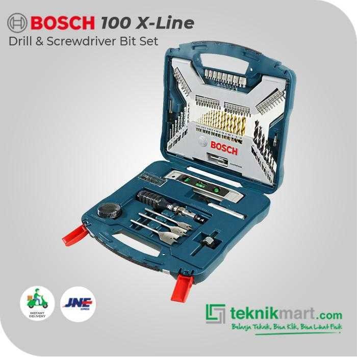 BOSCH 100 X-LINE DRILL & SCREWDRIVER BIT MIXED SET - Image 3