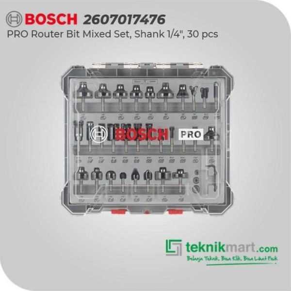 BOSCH 30-PIECE SET ROUTER BIT SET (FOR WOOD FOR ROUTER WITH 1/4" SHANK)