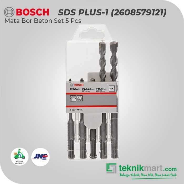 BOSCH SDS PLUS-1 HAMMER DRILL BIT SET 5PCS (5,6.5,8,10,12MM) - Image 3
