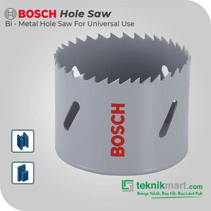 BOSCH BI-METAL HOLE SAW HSS FOR UNIVERSAL 21 MM