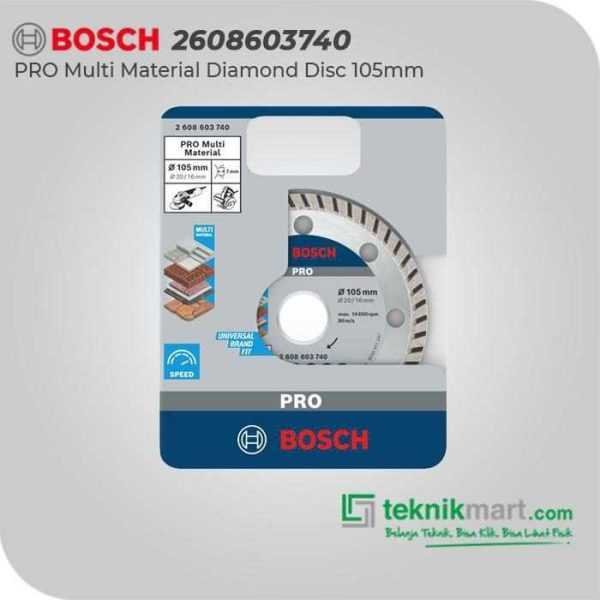 BOSCH DIAMOND CUTTING DISC BEST FOR UNIVERSAL TURBO 105X20/16X1.8 MM