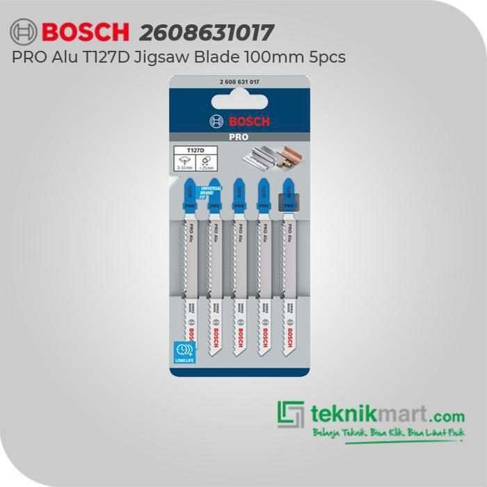 BOSCH T 127 D JIGSAW BLADE SPECIAL FOR ALUMUNIUM 100MM (5 PCS)