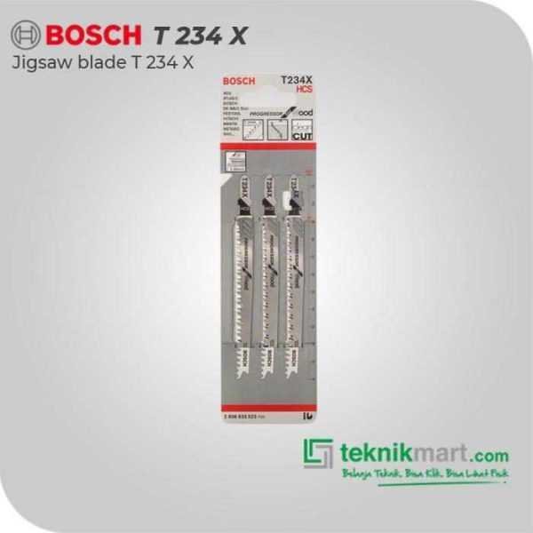 BOSCH T 234 X JIGSAW BLADE PROGRESSOR FOR WOOD 117MM (3 PCS)