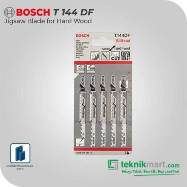 BOSCH T 144 DF JIGSAW BLADE SPEED FOR HARD WOOD 100MM (5 PCS)