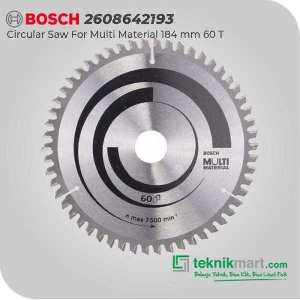 BOSCH CIRCULAR SAW BLADES FOR MULTI MATERIAL 184X20/16/5/8"X2MM 60T