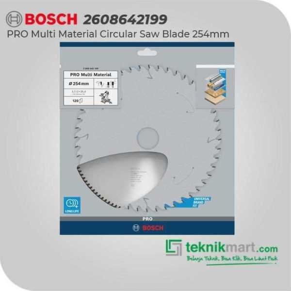 BOSCH CIRCULAR SAW BLADES FOR MULTI MATERIAL 254X25.4/16/20/5/8"X2.7MM 120T