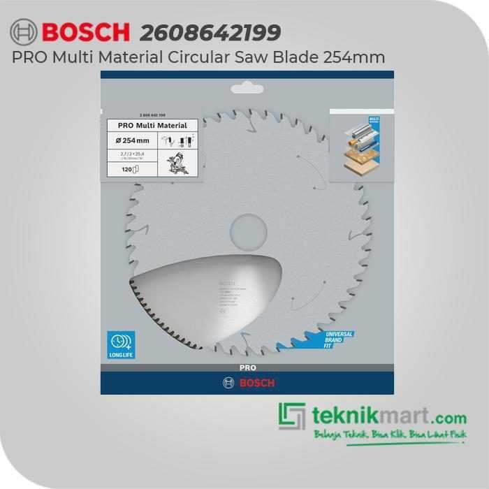BOSCH CIRCULAR SAW BLADES FOR MULTI MATERIAL 254X25.4/16/20/5/8"X2.7MM 120T