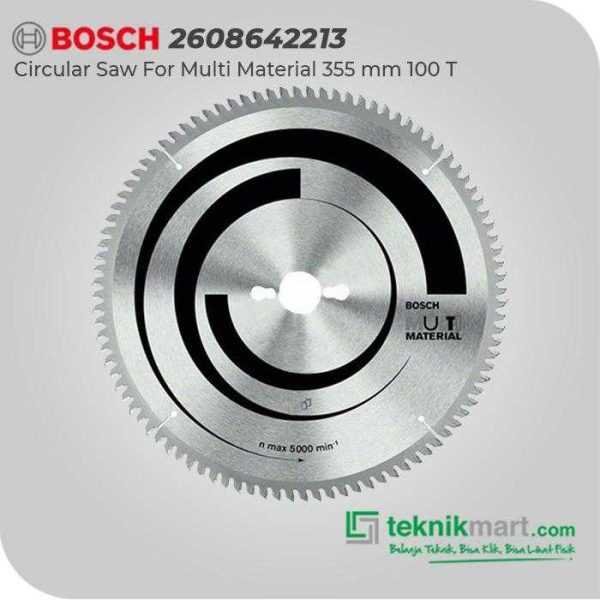 BOSCH CIRCULAR SAW BLADES FOR MULTI MATERIAL 355X30/20/25X3.0MM 100T