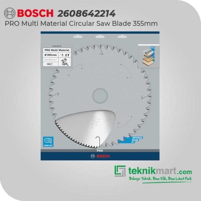 BOSCH CIRCULAR SAW BLADES FOR MULTI MATERIAL 356X30/20/25X3MM 120T