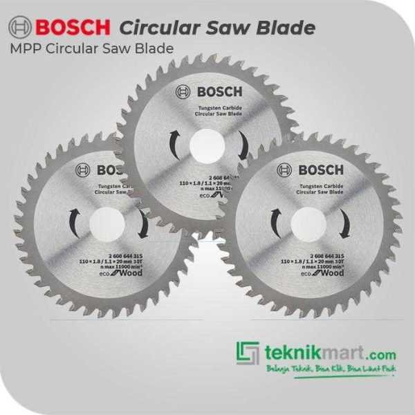 BOSCH CIRCULAR SAW BLADE STANDARD FOR WOOD 110X1.8/1.1X20MM 40T