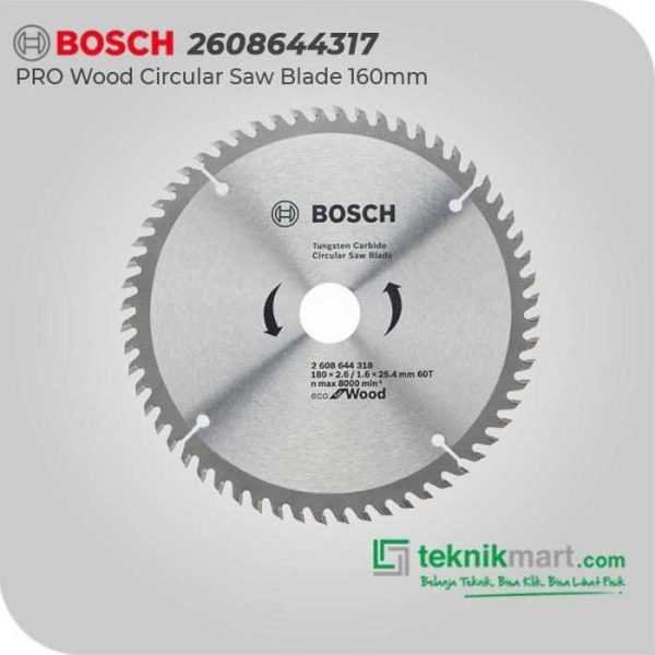 BOSCH CIRCULAR SAW BLADES ECO FOR WOOD 180X2.6/1.6X25.4MM, 40T