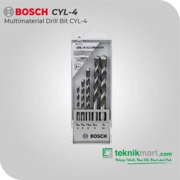 BOSCH CYL-4 MULTI PURPOSE DRILL BITS SET 5PCS (4,5,6,8,10)